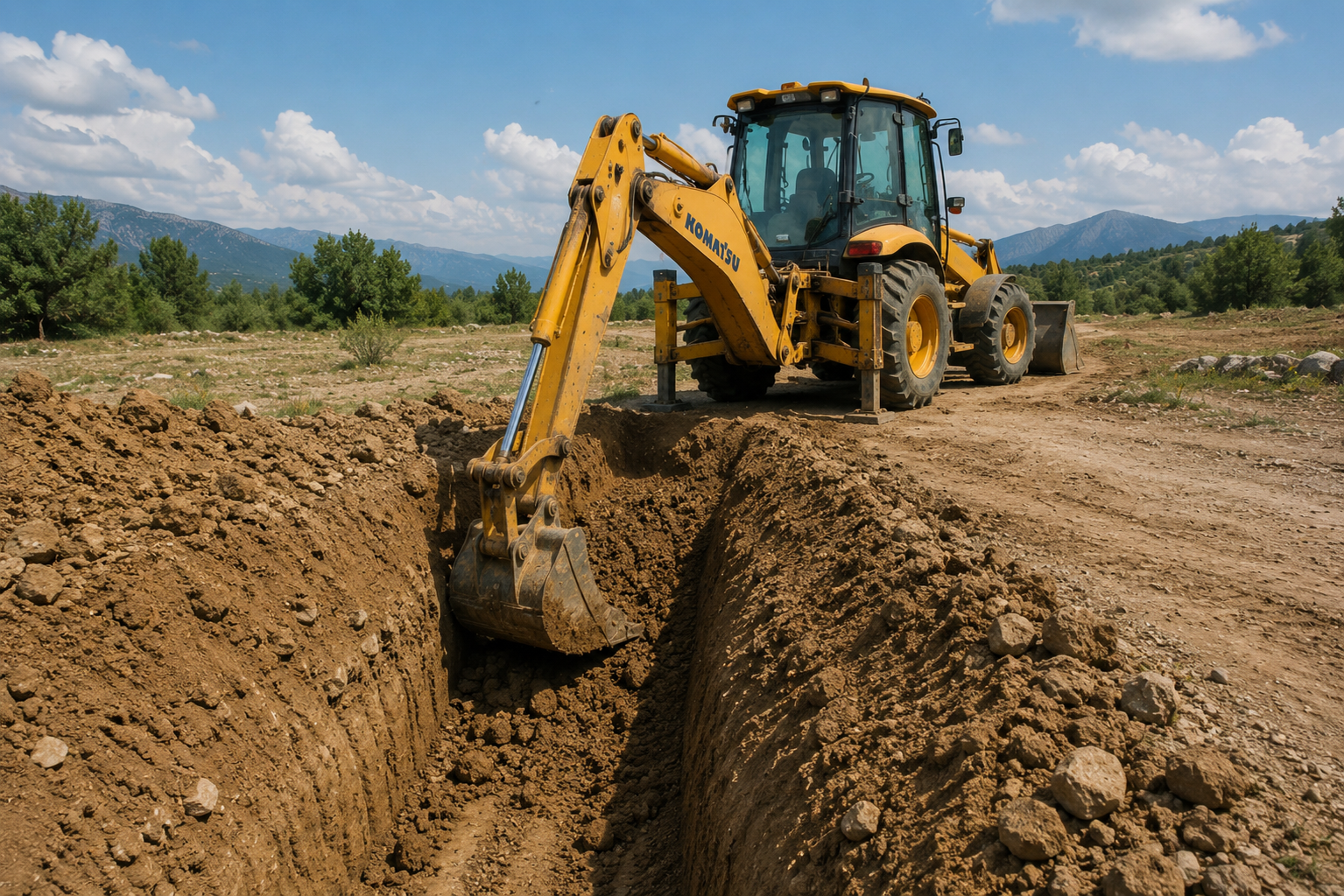 zanja excavada